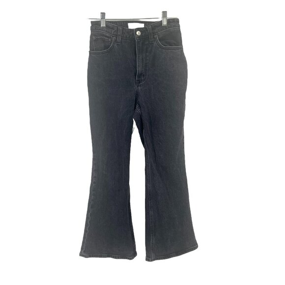 Abercrombie Vintage Flare High Rise Curve Love Black Jeans Sz 25 - Picture 1 of 5